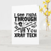 Ich sehe direkt durch Sie die Röntgentechnologie Karte (Gelbe Blume)