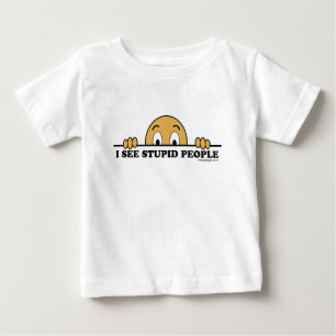 Ich sehe dumme Leute Baby T-shirt