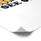 Ich sehe dumme Menschen Poster (Ecke)