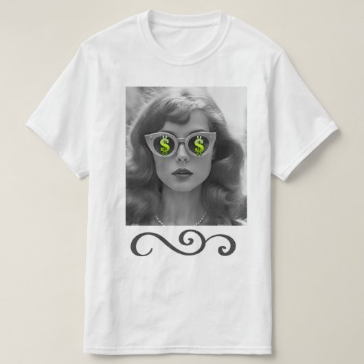 Ich sehe eine Geldfrau T-Shirt (Design vorne)