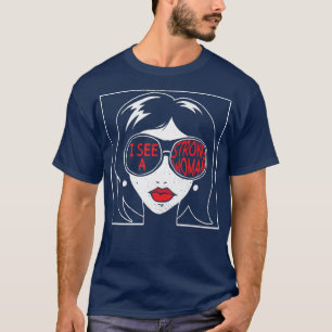 Ich sehe eine starke Frau, Frauenfeindlichkeit Ric T-Shirt