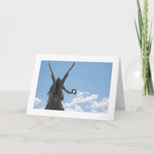 Ich sehe einen Engelsfang eine Wolke Karte (Vorderseite)