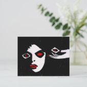 Ich sehe einen schwarzen Sonntag voraus Postkarte (Stehend Vorderseite)