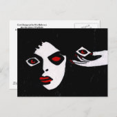 Ich sehe einen schwarzen Sonntag voraus Postkarte (Vorne/Hinten)