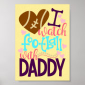 Ich sehe FOOTBALL mit DADDY POSTER (Vorne)
