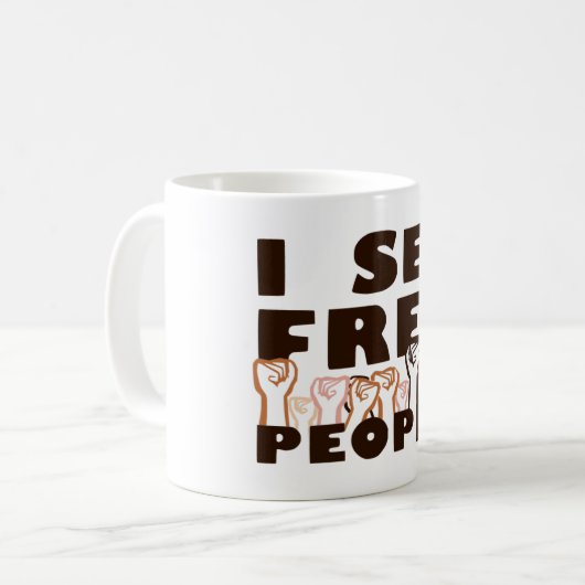 Ich sehe FreePeople Kaffeetasse (Vorderseite Links)