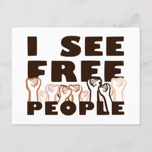 Ich sehe FreePeople Postkarte