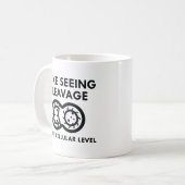 Ich sehe gerne Cleavage Kaffeetasse (Vorderseite Links)