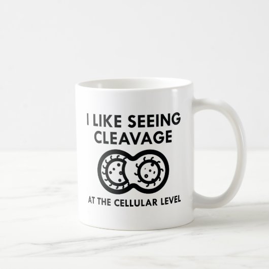 Ich sehe gerne Cleavage Kaffeetasse (Rechts)