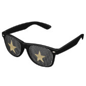 Ich sehe Gold Stars Partybrille (Schrägansicht)