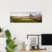 "Ich sehe großartige Dinge im Baseball" Poster (Heimbüro)