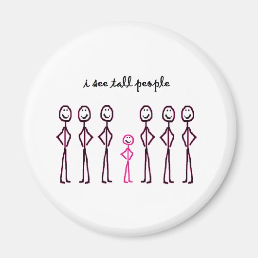 Ich sehe große Leute Magnet (Vorne)