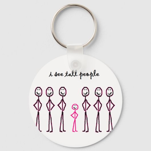 Ich sehe große Leute Schlüsselanhänger (Vorderseite)