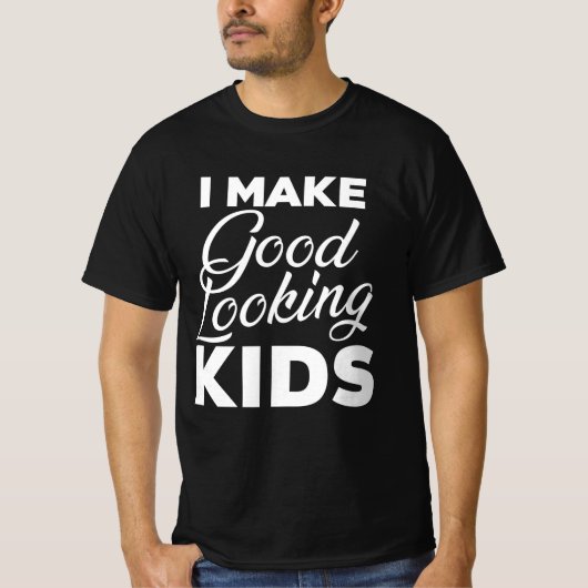 Ich sehe gut aus Kindern T-Shirt (Vorderseite)