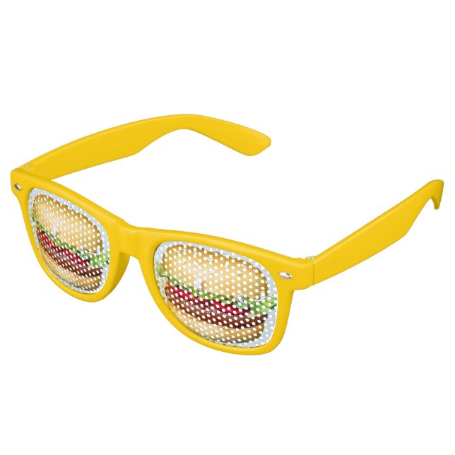 Ich sehe Hamburger Partybrille (Schrägansicht)