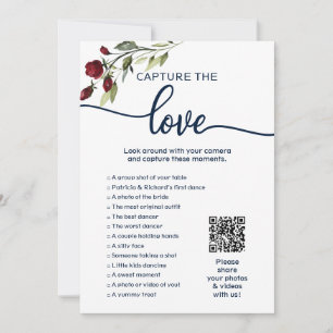 Ich sehe Hochzeitsspiel Capture The Love Fotojagd Einladung