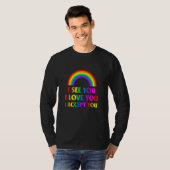 Ich sehe, ich Liebe Sie ich akzeptiere Sie - Lgbtq T-Shirt (Vorne ganz)