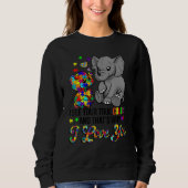 Ich sehe Ihre wahre Farbe Unendlichkeit Regenbogen Sweatshirt (Vorderseite)