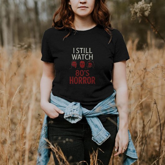 Ich sehe immer noch 80er Horror Tri-Blend Shirt