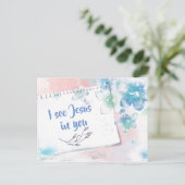 Ich sehe Jesus in dir Postkarte (Stehend Vorderseite)