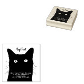 Ich sehe Katze 2 Textblöcke, die bearbeitet werden Gummistempel (Stempel)