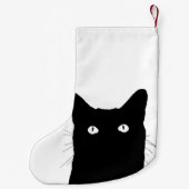 Ich sehe Katze zu klicken, um eine Kleiner Weihnachtsstrumpf (Rückseite)