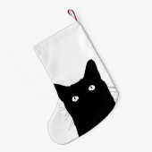 Ich sehe Katze zu klicken, um eine Kleiner Weihnachtsstrumpf (Rückseite (Hängend))