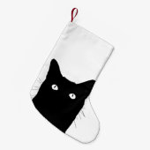 Ich sehe Katze zu klicken, um eine Kleiner Weihnachtsstrumpf (Vorderansicht (hängend))
