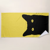 Ich sehe Katze zu klicken, um eine Strandtuch (Vorderseite)