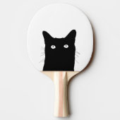 Ich sehe Katze zu klicken, um eine Tischtennis Schläger (Rückseite)