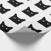 Ich sehe Katze zu klicken, um Ihren bunten Dekor Geschenkpapier (Ecke)