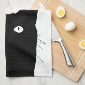 Ich sehe Katze zu klicken, um Ihren bunten Dekor Handtuch (Viertel Falte)