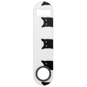 Ich sehe Katze zu klicken, um Ihren Farbdekor Speedflaschenöffner (Rückseite)