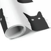 Ich sehe Katzenklick, um Ihren Farbhintergrund zu Geschenkpapier (Rolleneckpunkt)