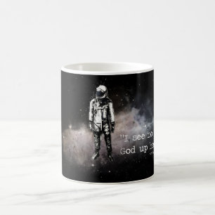 Ich sehe keinen Gott oben hier Kaffeetasse