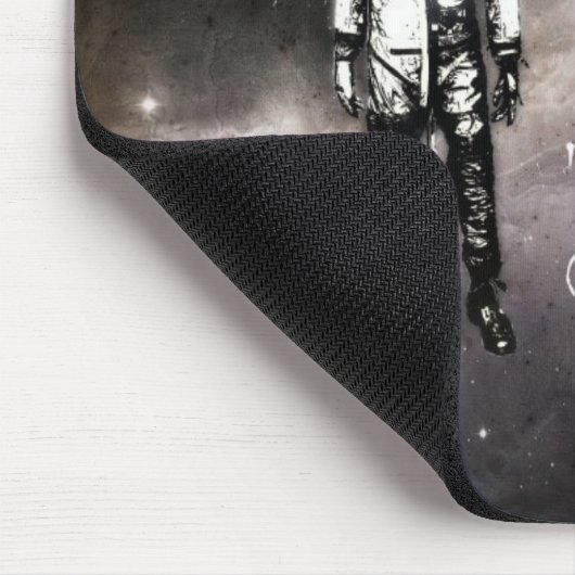 "Ich sehe keinen Gott oben hier…", Yuri Gagarin Mousepad (Ecke)