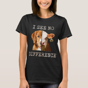 Ich sehe keinen Unterschied vegetarische Vegane Ku T-Shirt