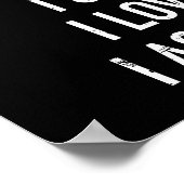 Ich sehe Liebe akzeptieren Regenbogenherzstolz Mon Poster (Ecke)