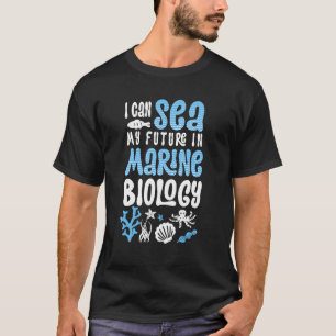 Ich sehe meine zukünftige Meeresbiologie Zukunft M T-Shirt