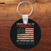 Ich sehe mich als Müllberater für Trump Schlüsselanhänger (Vorderseite)