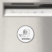 Ich sehe mir das Gesicht des Comic an. Magnet (In Situ (Geschirrspüler))