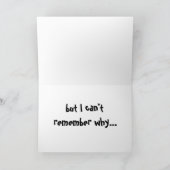 Ich sehe mir immer noch gerne eine Mädchengrüßkart Karte (Innenseite)