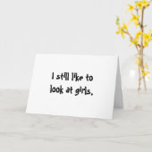 Ich sehe mir immer noch gerne eine Mädchengrüßkart Karte (Gelbe Blume)