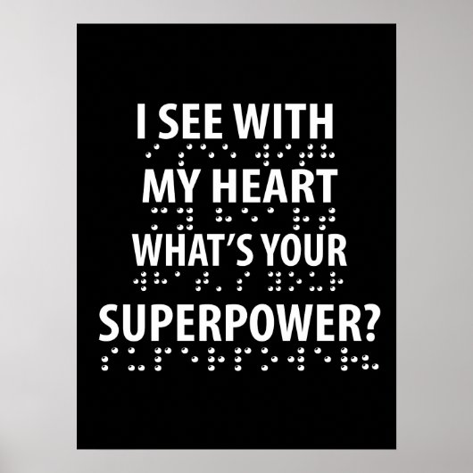 Ich sehe mit meinem Herzen - Blindheit Blindheit B Poster (Vorne)