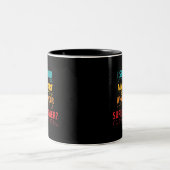 Ich sehe mit meinem Herzen - Blindheit Blindheit B Zweifarbige Tasse (Mittel)