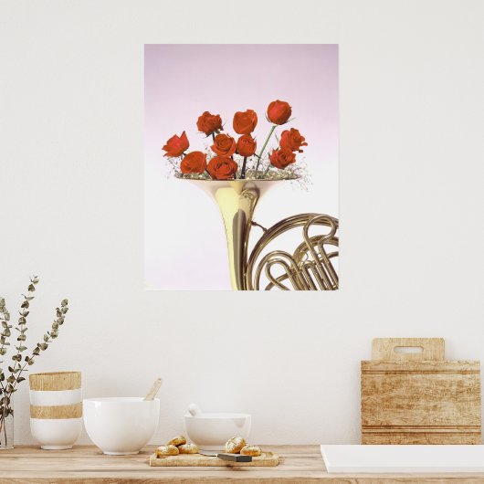 Ich sehe Musik Poster (Küche)