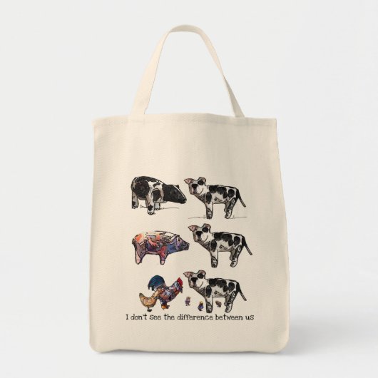 Ich sehe nicht den Unterschied zwischen uns Tragetasche (Vorne)