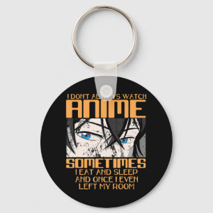 Ich sehe nicht immer Anime für Männer Frauen Niedl Schlüsselanhänger