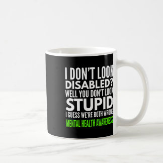 Ich sehe nicht Mit Behinderung lustigen Mental Hea Kaffeetasse