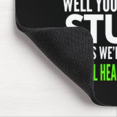 Ich sehe nicht Mit Behinderung lustigen Mental Hea Mousepad (Ecke)